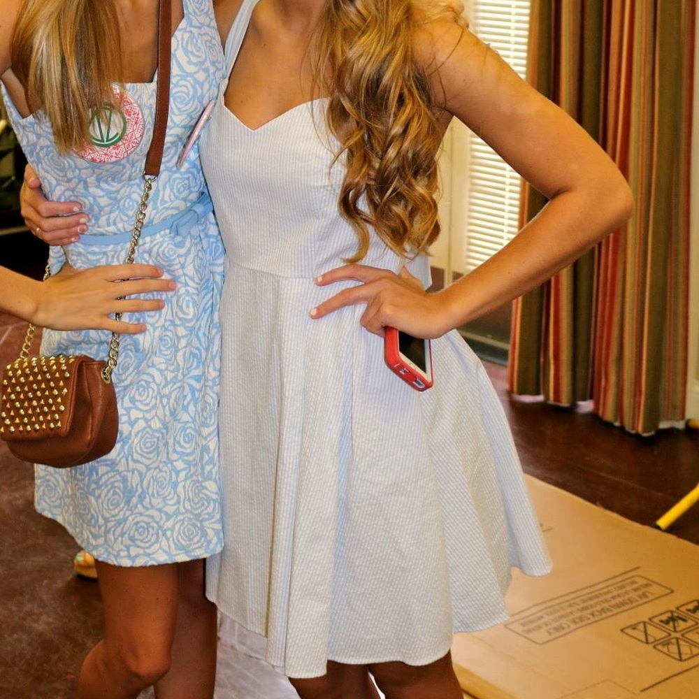 Lauren James Seersucker Dress